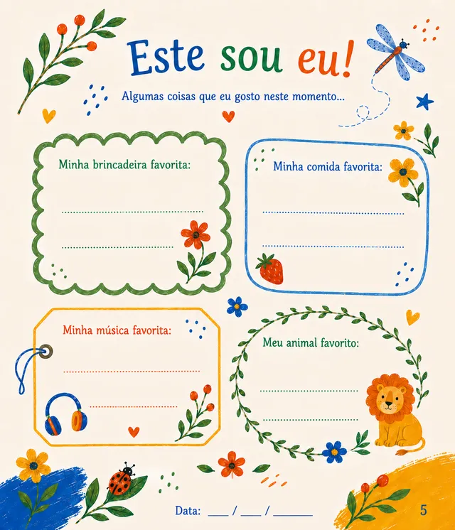 Página Este sou eu